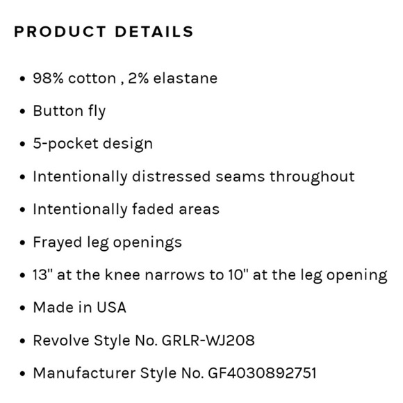 Last Chance Orig $228 GRLFRND Yasmin Mid-Rise Lust for Life Jeans 25 - Picture 6 of 7